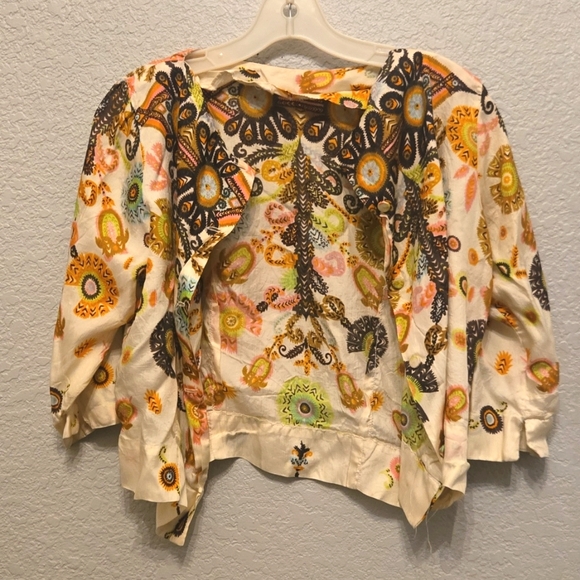 SILK: Vintage (1968), Blouse; button-down cardigan - Picture 3 of 3